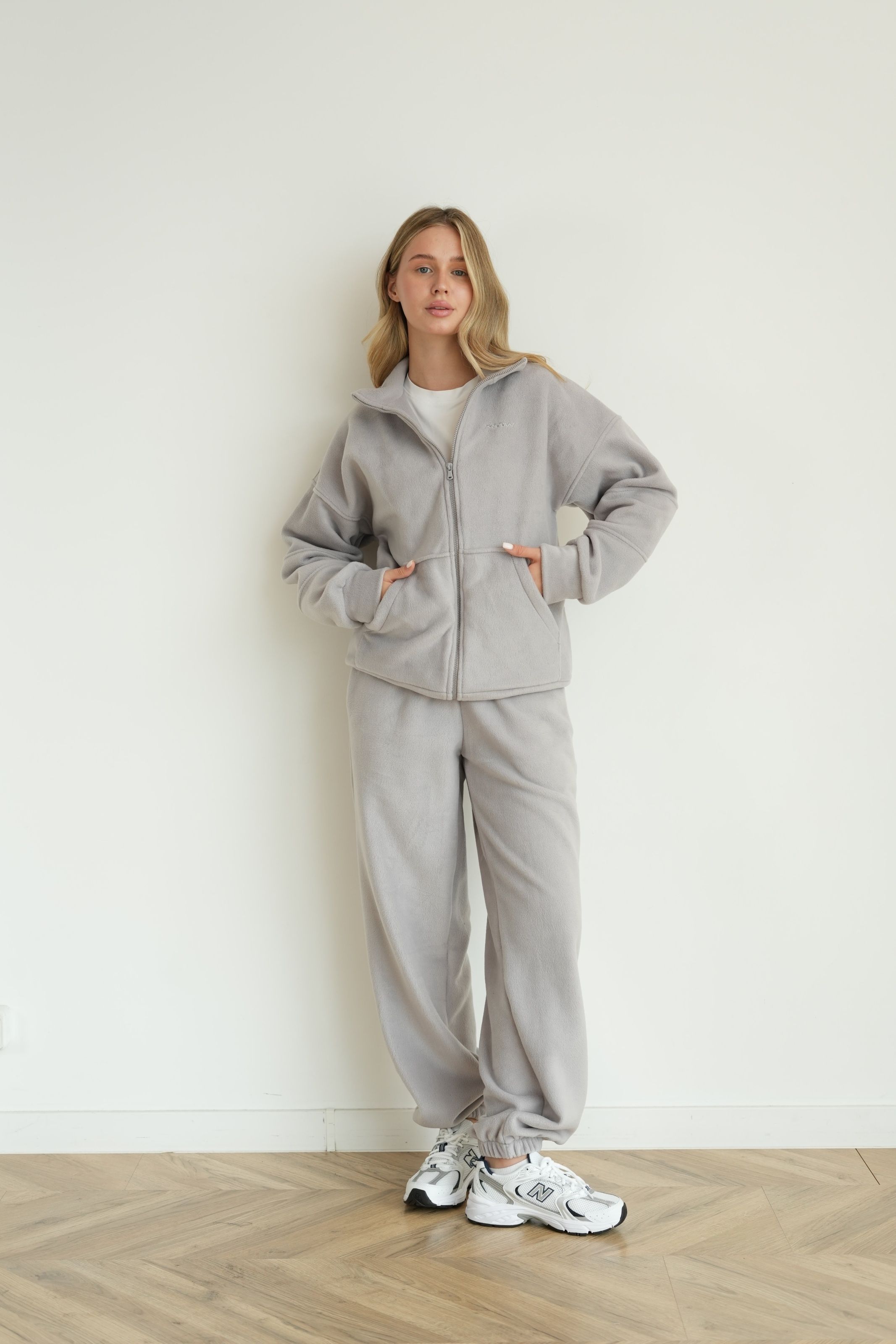 Флісовий костюм CASUAL - Сірий 103 фото