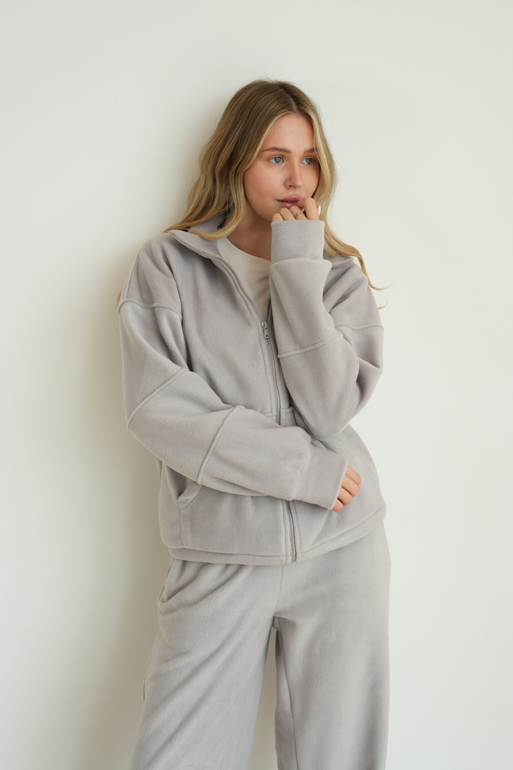 Флісовий костюм CASUAL - Сірий 103 фото