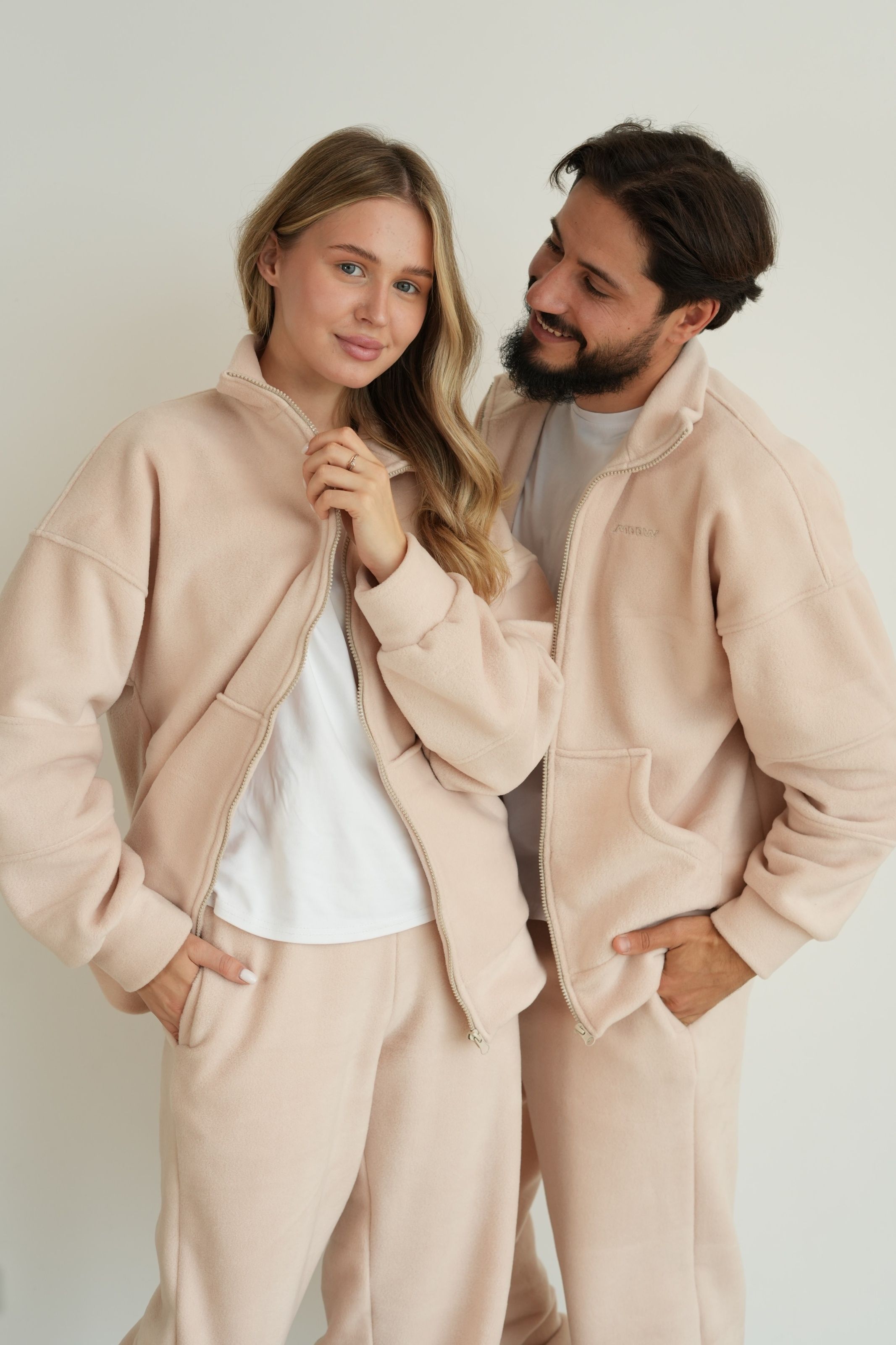 Флісовий костюм (чоловічий) CASUAL - Беж 103 фото