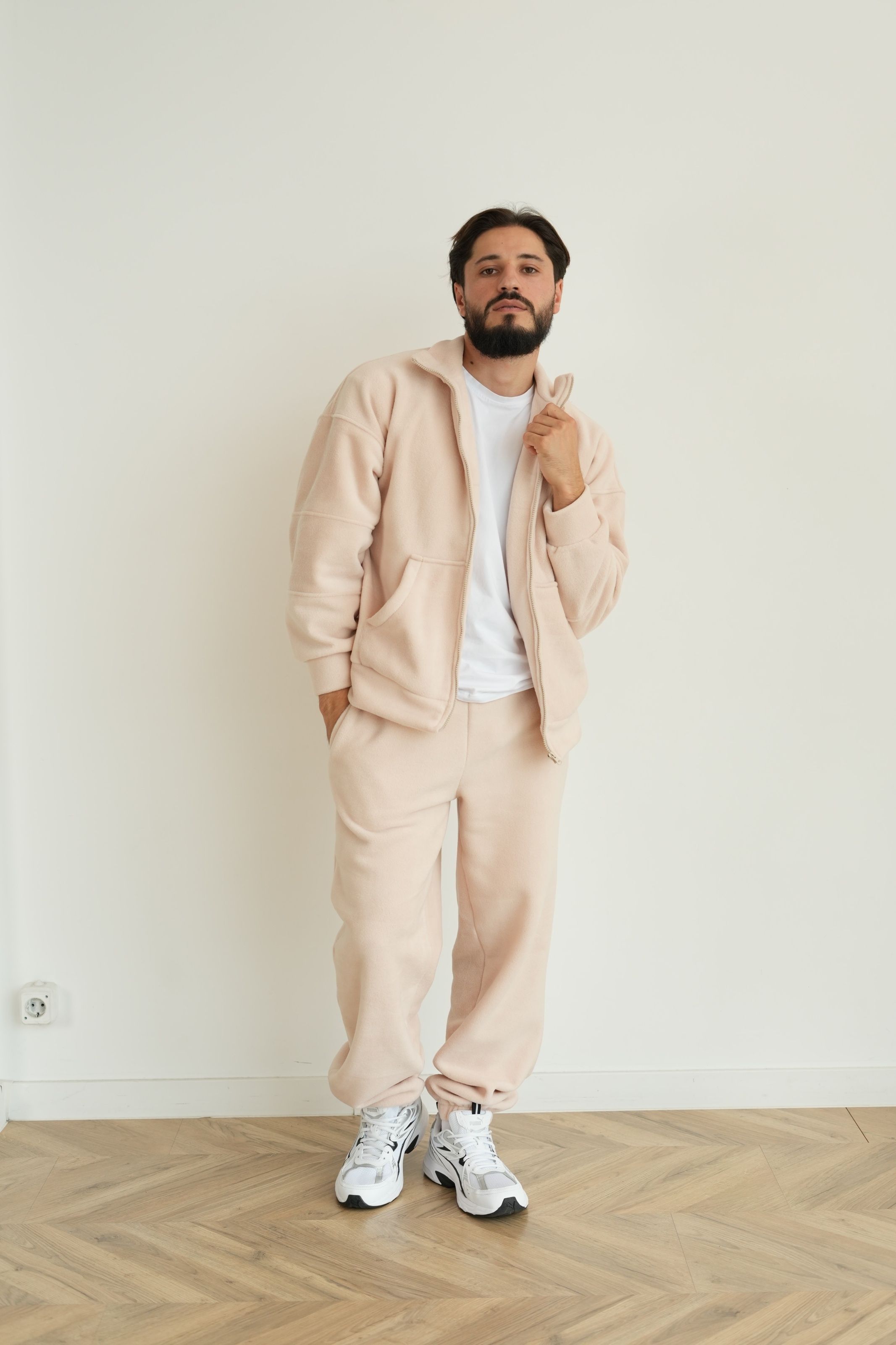 Флісовий костюм (чоловічий) CASUAL - Беж 103 фото