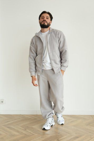 Флісовий костюм (чоловічий) CASUAL - Сірий 103 фото
