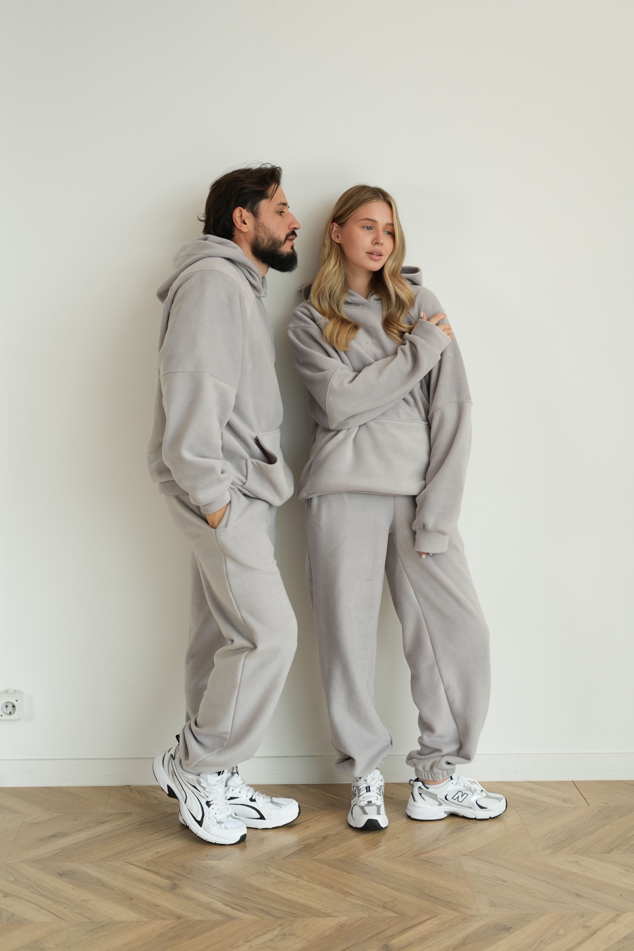 Флісовий костюм (чоловічий) BASE - Сірий 102 фото