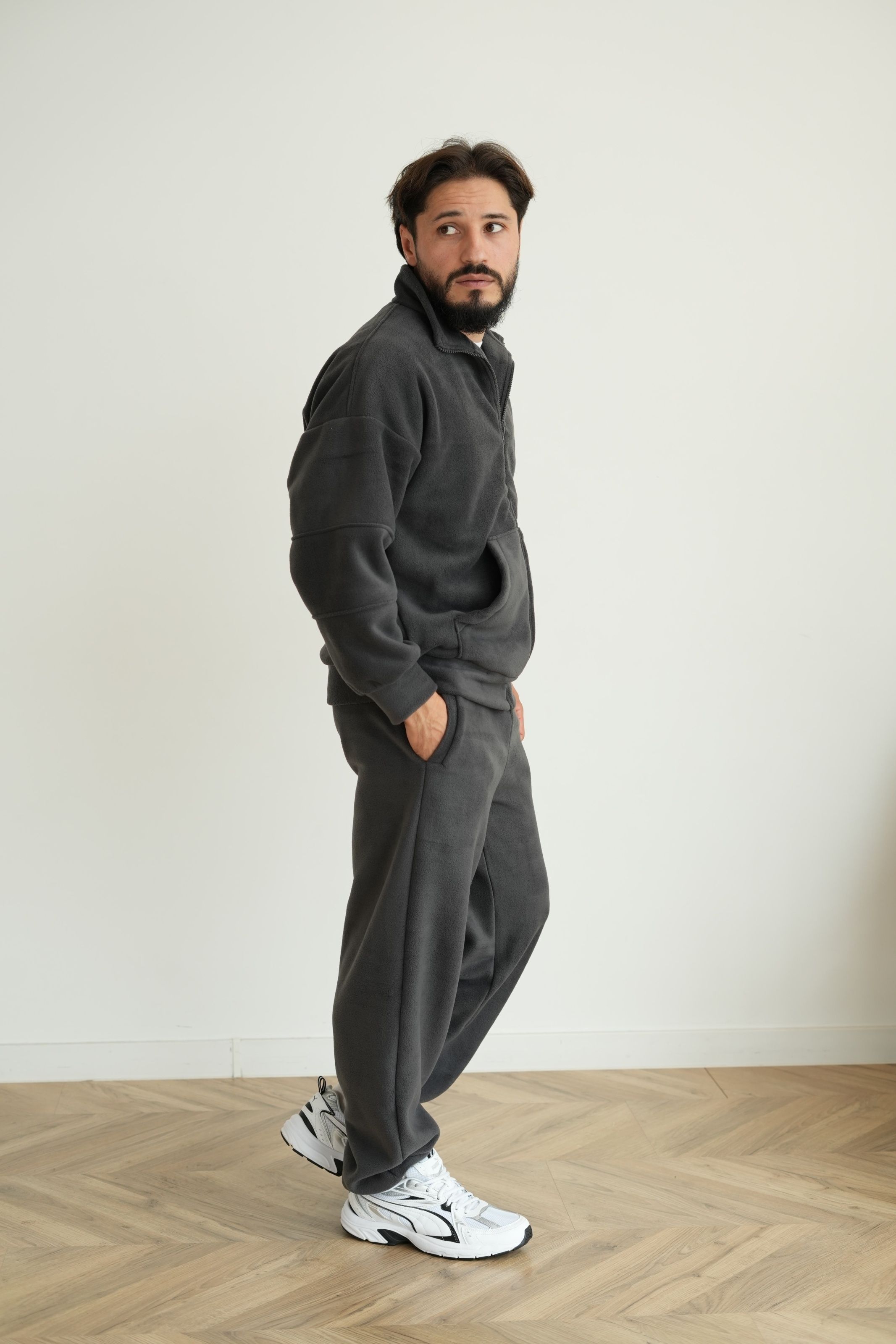 Флісовий костюм (чоловічий) CASUAL - Графіт 103 фото