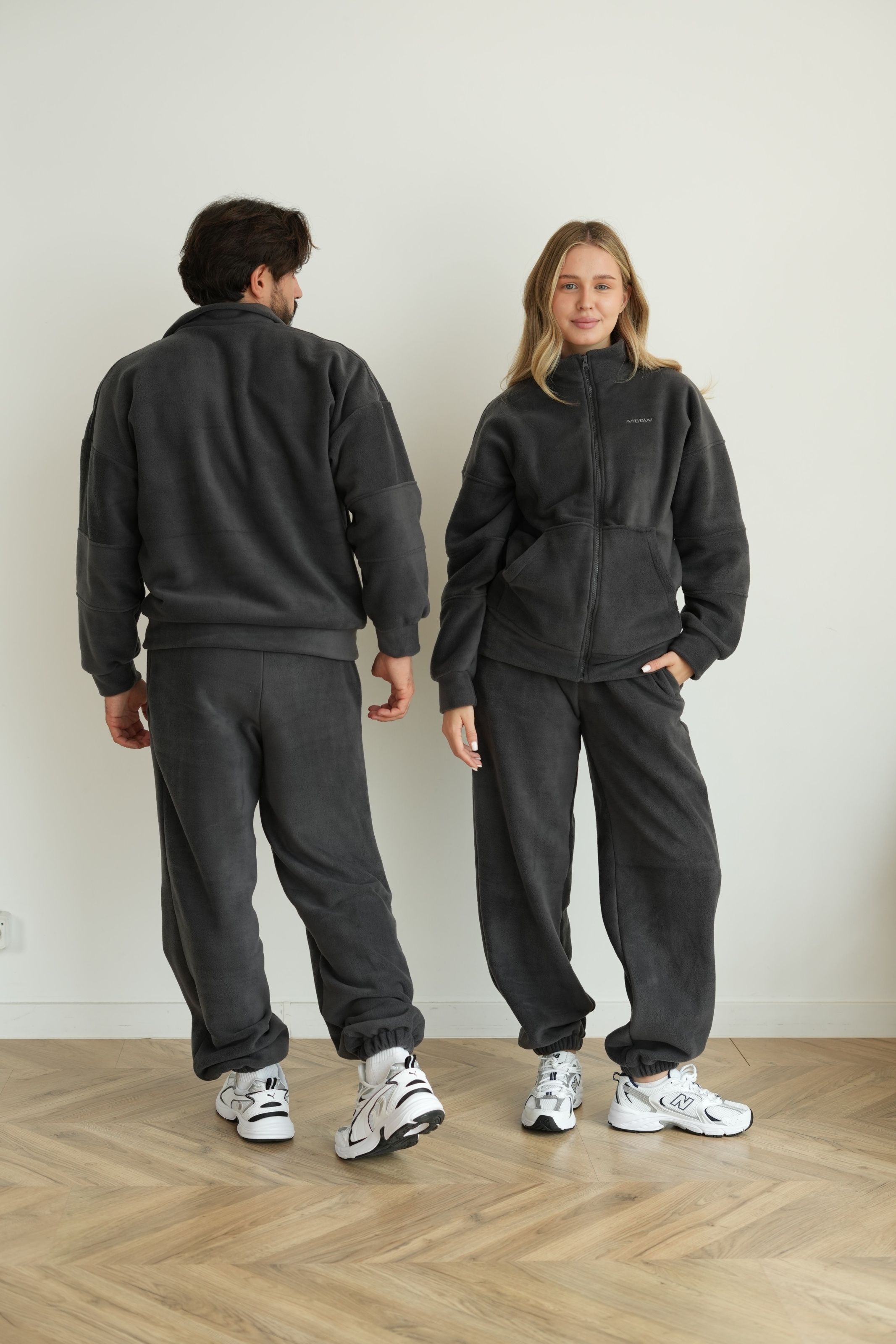 Флісовий костюм (чоловічий) CASUAL - Графіт 103 фото