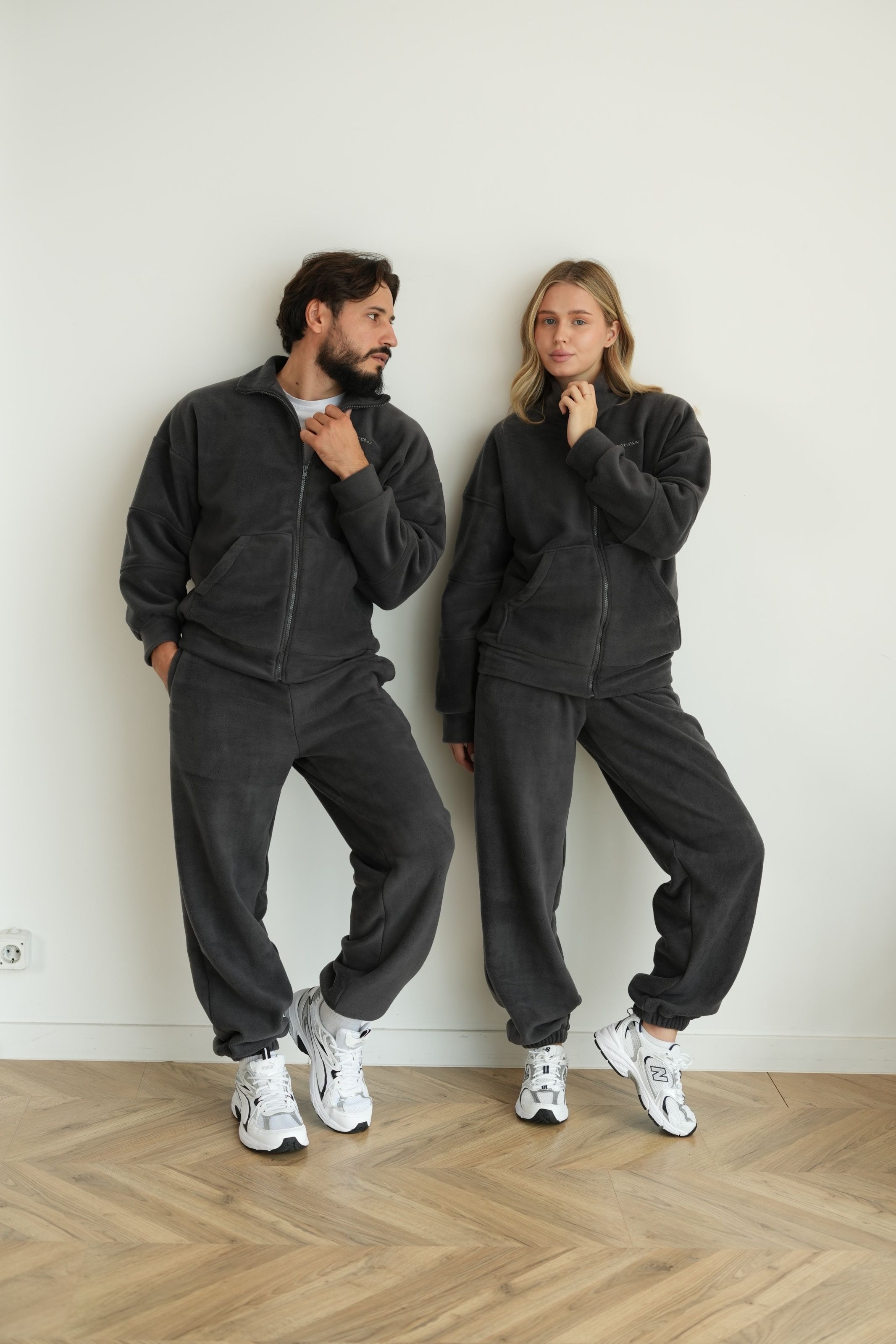 Флісовий костюм (чоловічий) CASUAL - Графіт 103 фото