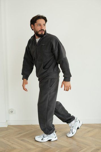 Флісовий костюм (чоловічий) CASUAL - Графіт 103 фото