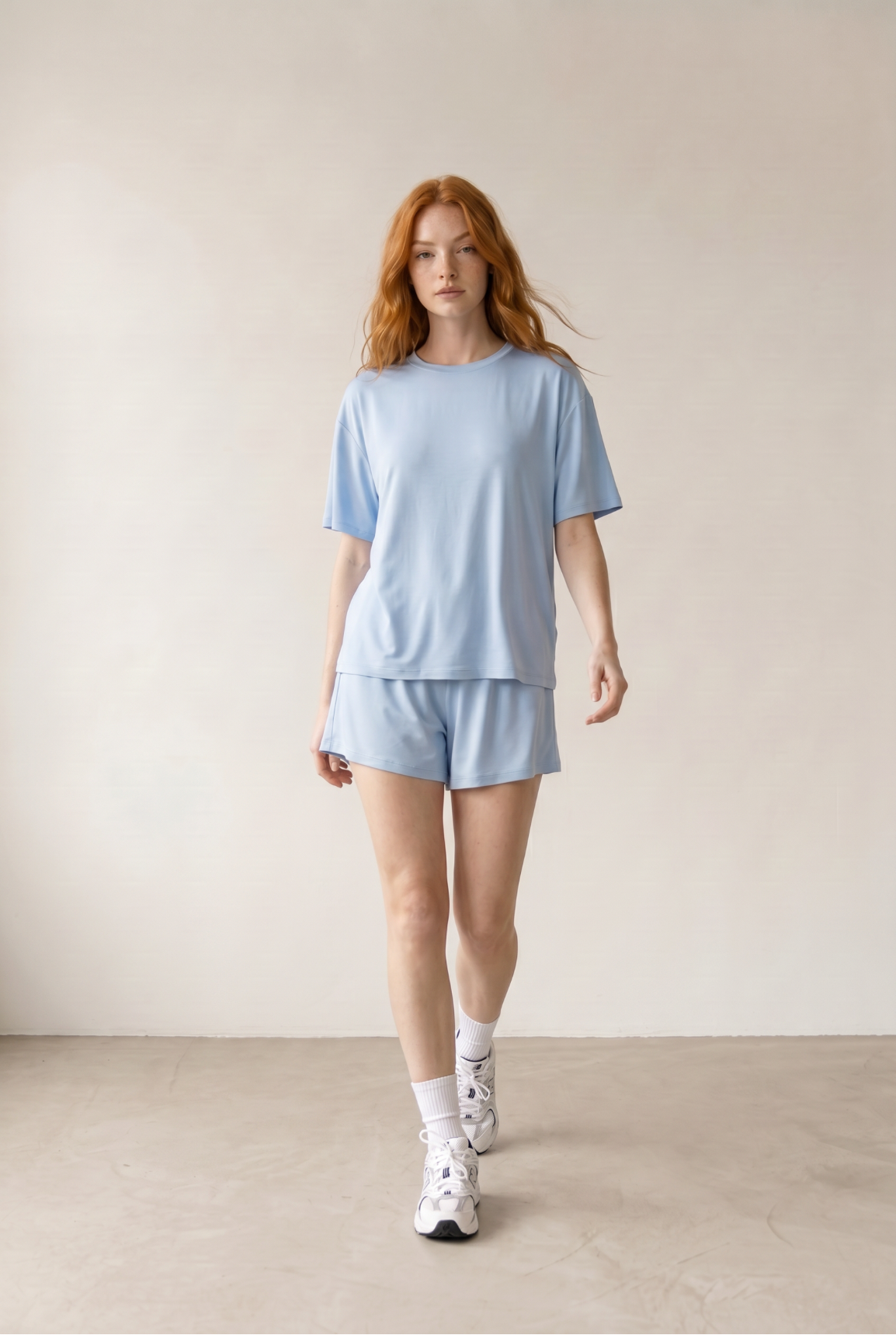 Футболка з віскози OVERSIZE - Блакитний 469 фото