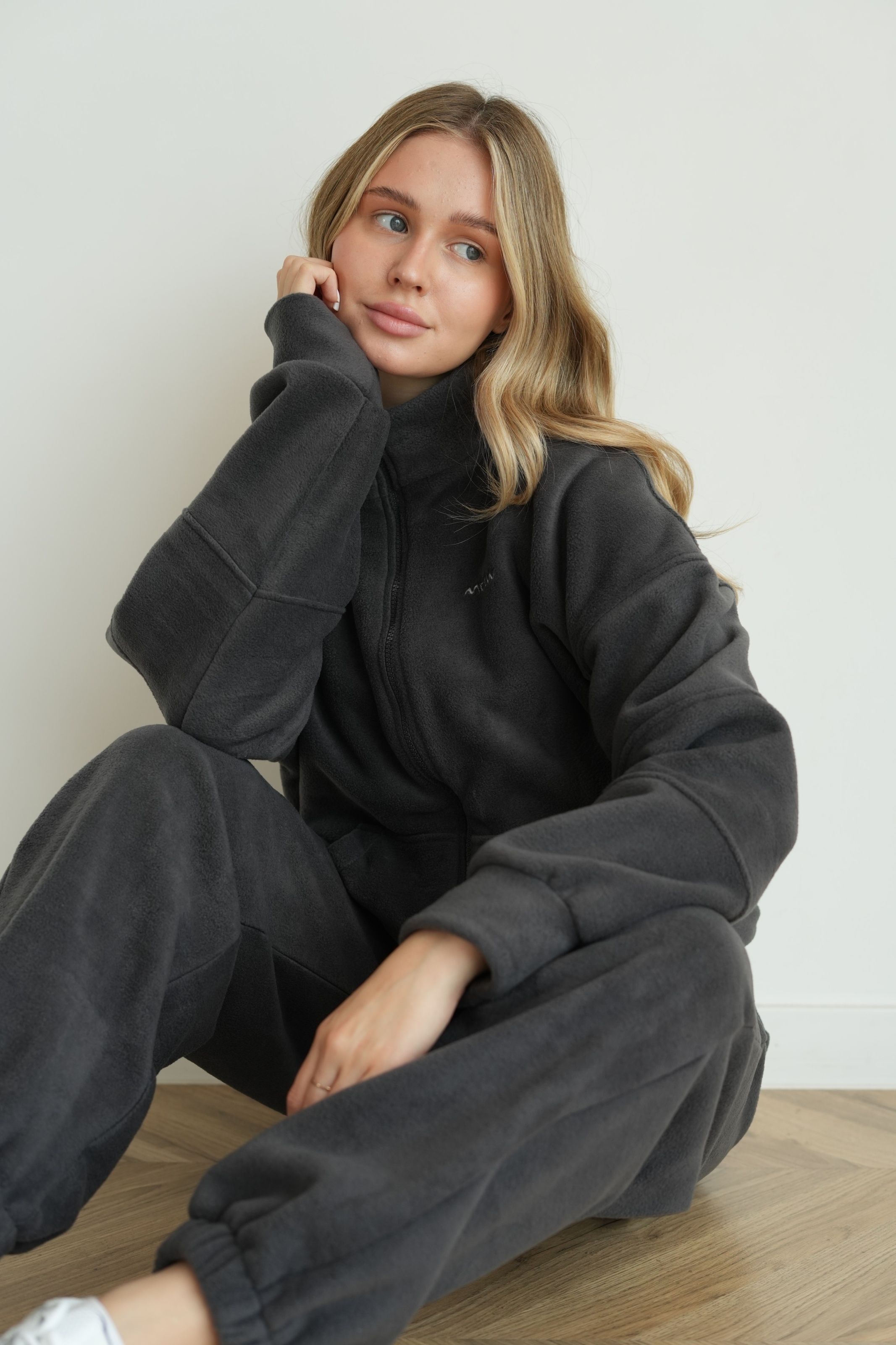 Флісовий костюм CASUAL - Графіт 103 фото