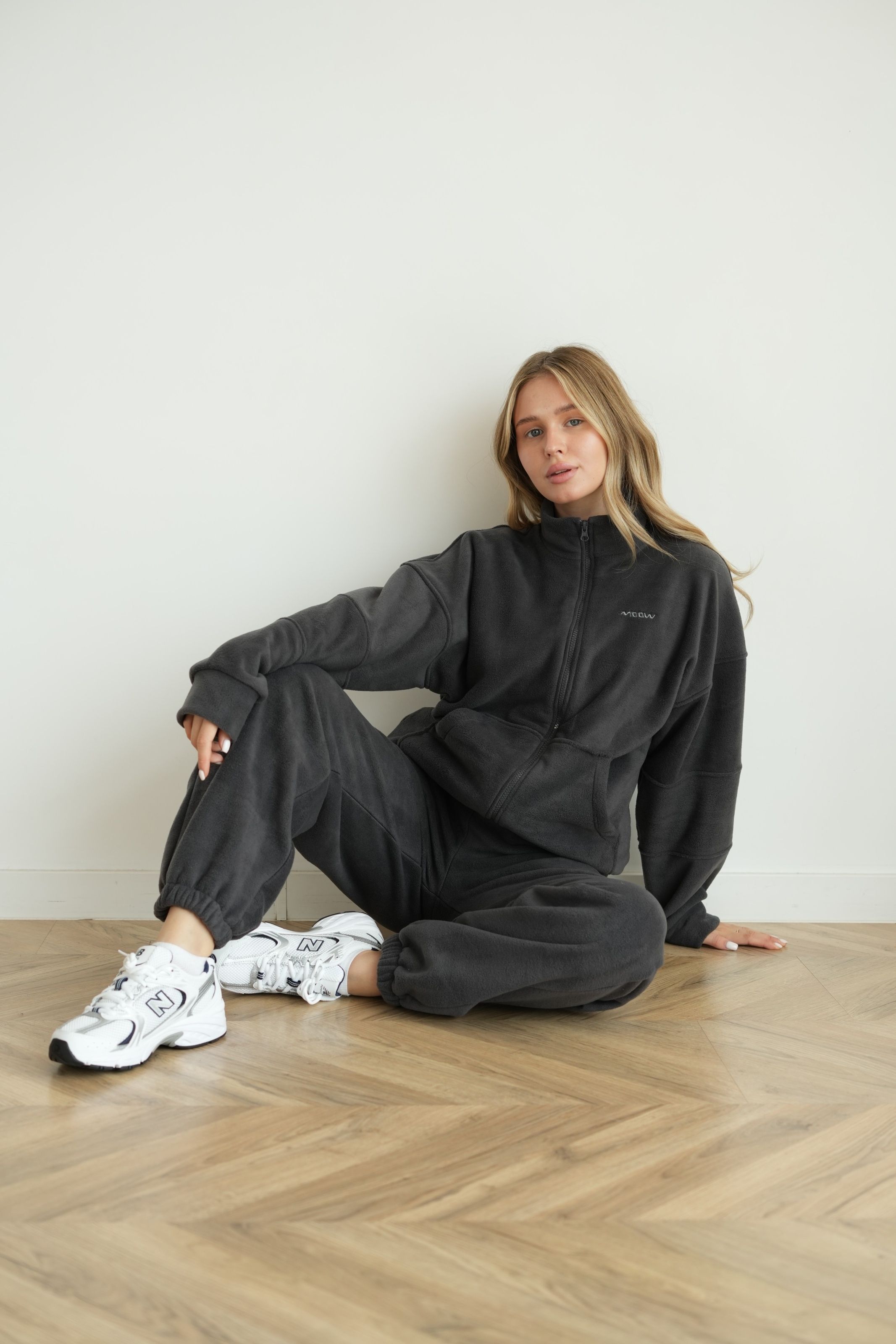 Флісовий костюм CASUAL - Графіт 103 фото
