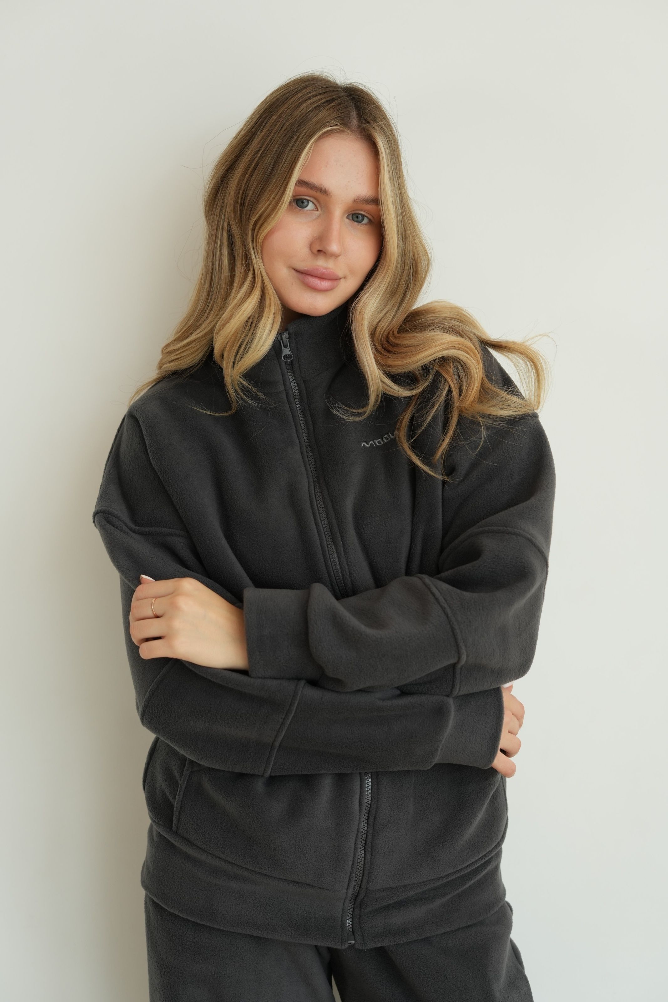 Флісовий костюм CASUAL - Графіт 103 фото