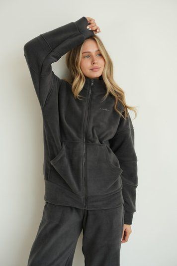 Флісовий костюм CASUAL - Графіт 103 фото